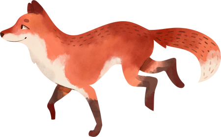 Watercolor Fox